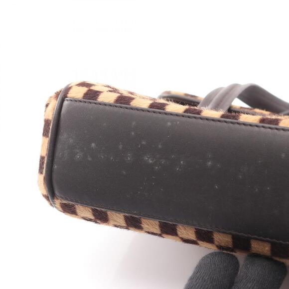 Louis Vuitton Lion Handbag Damier Sauvage Leather Brown - Picture 8 of 9
